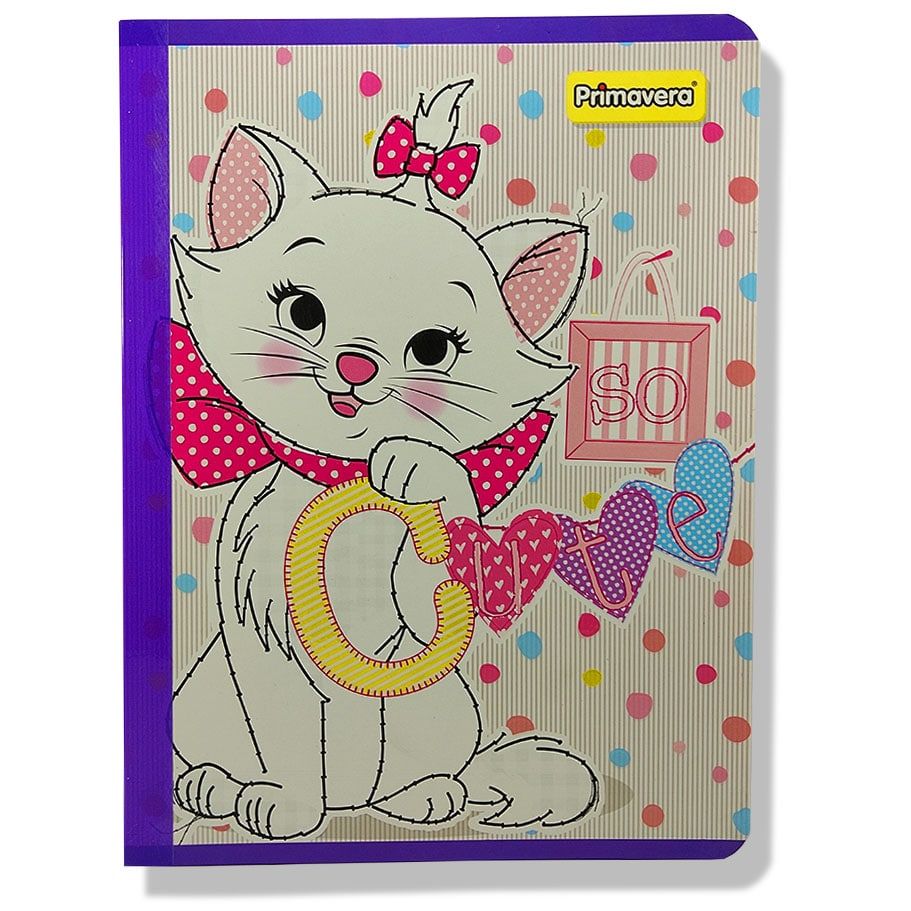 Cuaderno Cosido Primavera Hojas Cuadriculado Disney Ni A