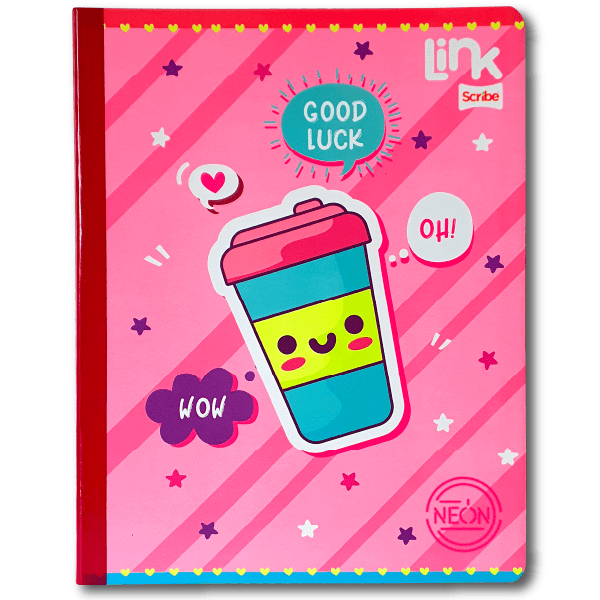 Cuaderno Cosido Con Sticker Link Scribe Ne N Hojas Cuadriculado