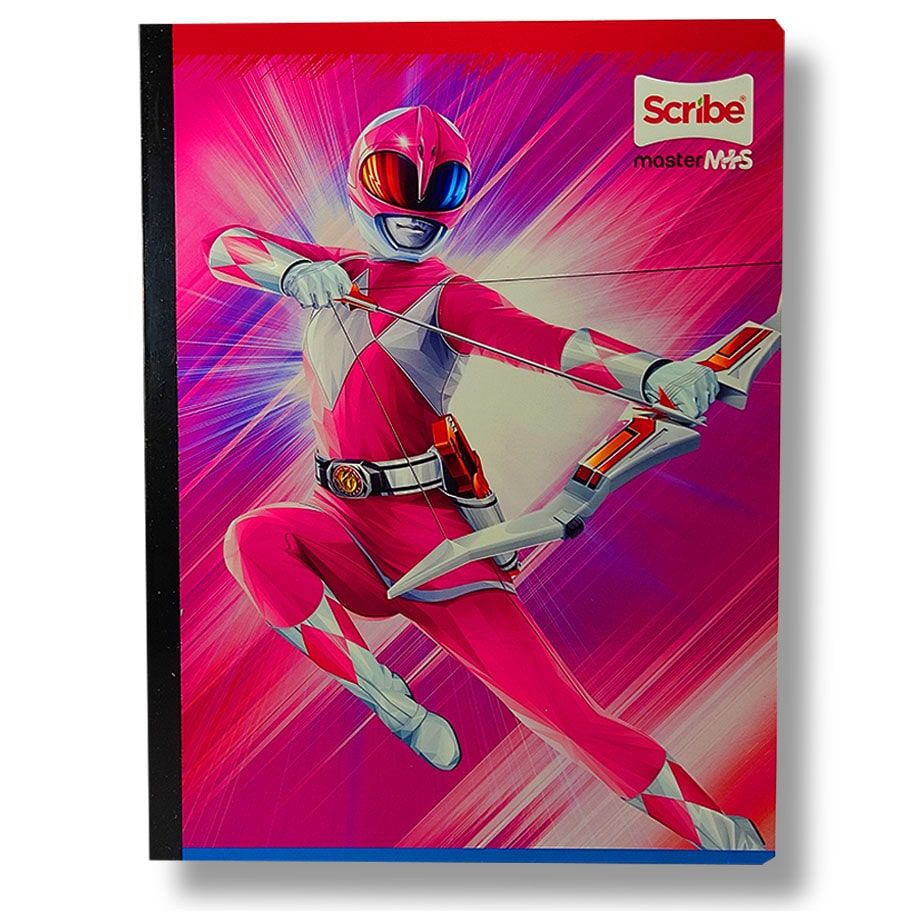 Cuaderno Scribe Master Mas Cosido Cuadriculado100 Hojas Power Rangers ...