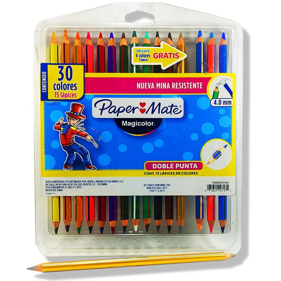 Punta doble lápices de colores para niños - China Lápiz, Lápiz de Color