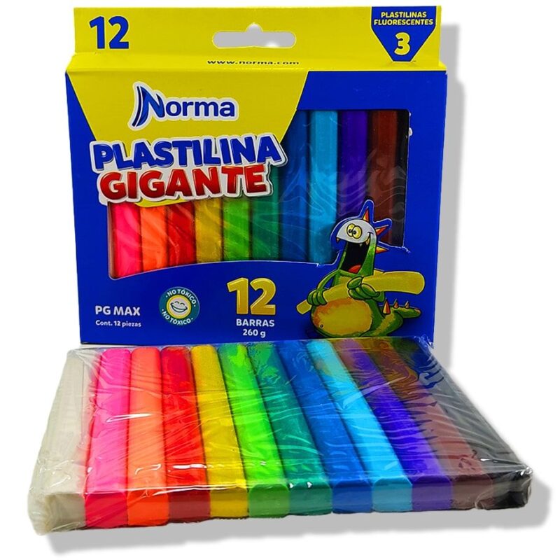 Plastilina Gigante Norma X12 Elchiquitindelospreciosbajos plastilina-gigante-norma-x12-elchiquitindelospreciosbajos