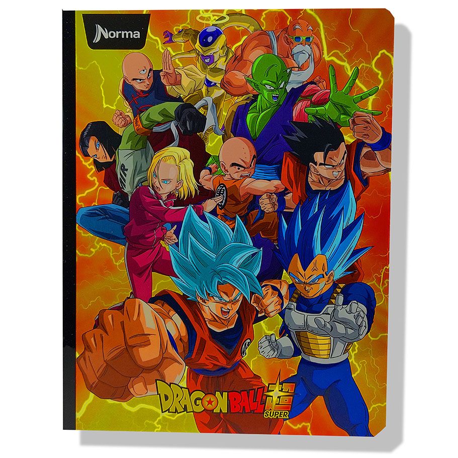 Cuaderno Norma Cosido Cuadriculado 100 Hojas Dragon Ball -  
