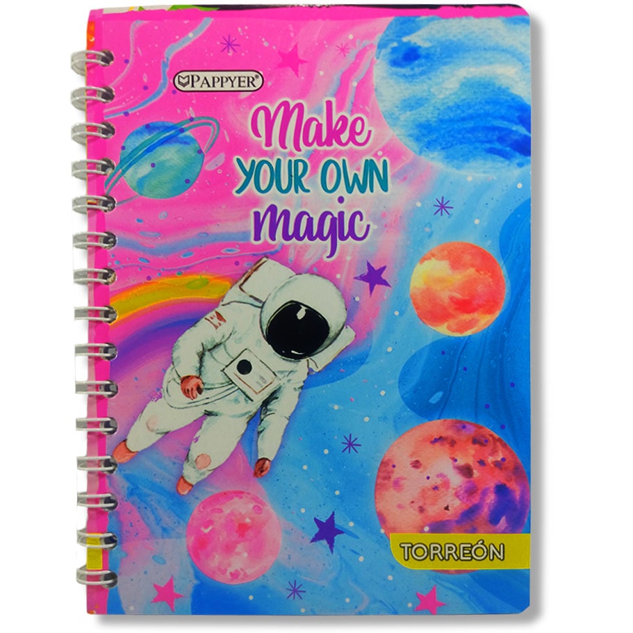 Cuaderno Argollado Norma A85 Pappyer Torreón 100 Hojas Mujer - Motivo 2 Cod. 7707188182100-min