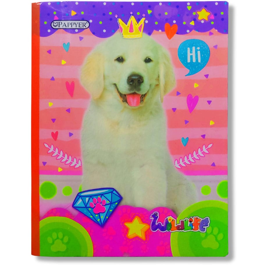 Cuaderno Cosido Pappyer 100 Hojas Wildlife Motivo 3 Cod. 7707188180281-min