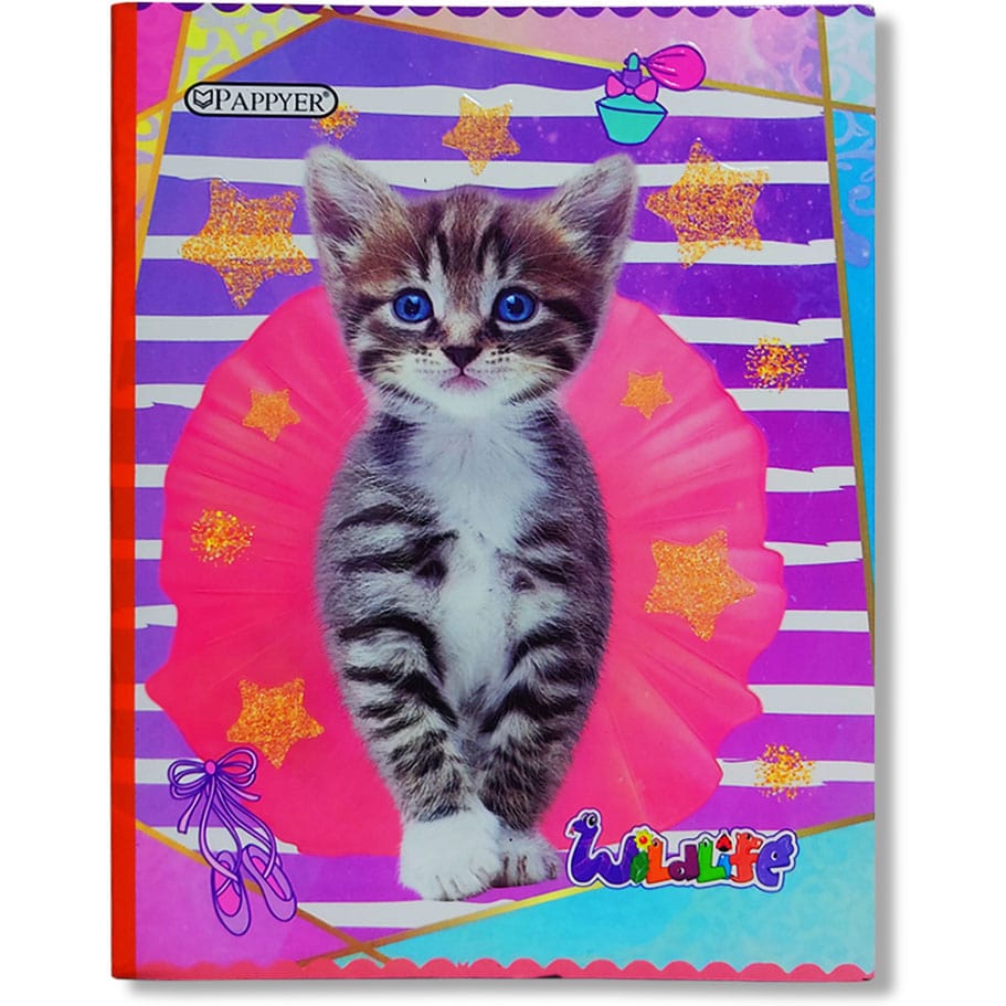 Cuaderno Cosido Pappyer 100 Hojas Wildlife Motivo 4 Cod. 7707188180281-min