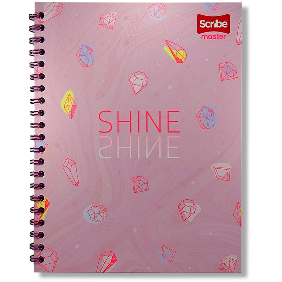 Cuaderno Grande Argollado Scribe Master 80 Hojas - Dama Motivo 3-min