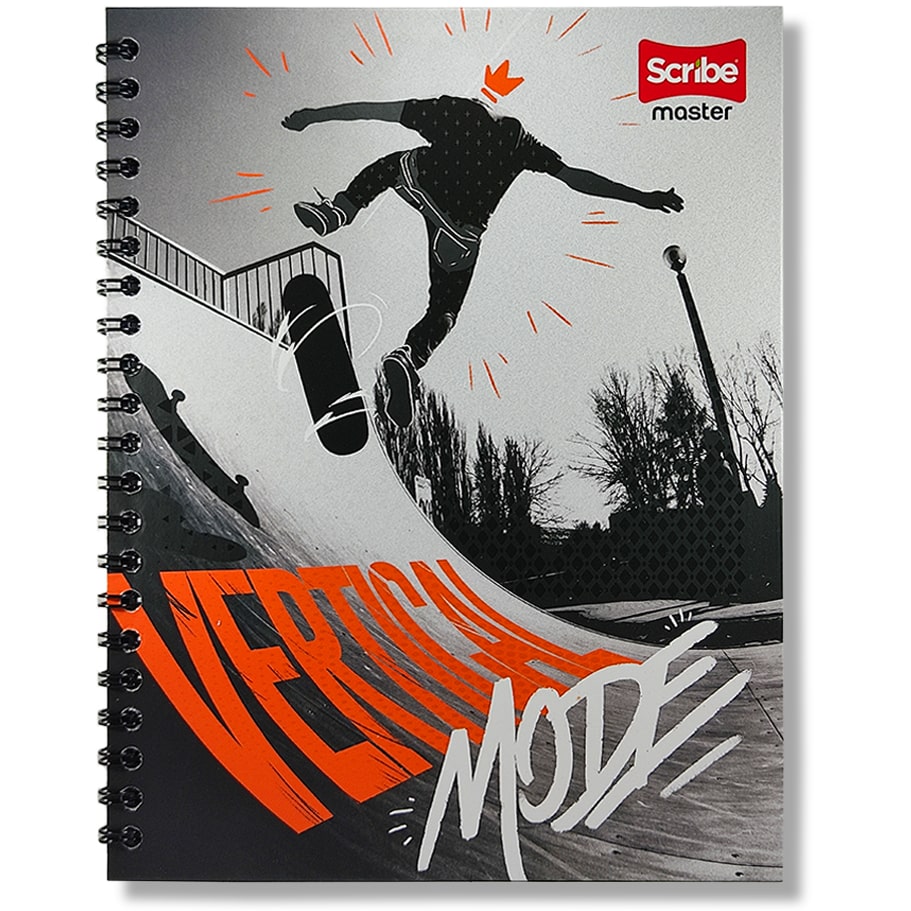 Cuaderno Grande Argollado Scribe Master 80 Hojas - Motivo 11-min