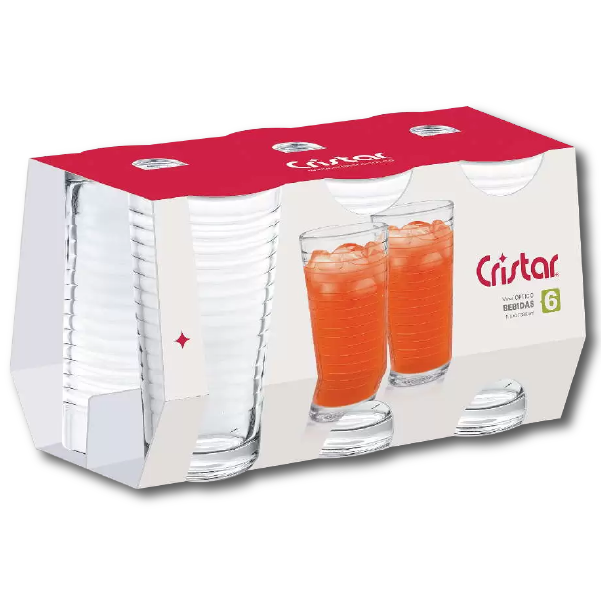 Vaso ÓPTICO Cristar 11 1-2 oz