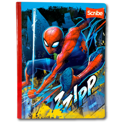 Cuaderno Cosido Scribe Cuadriculado 100 Hojas Spider-Man -  