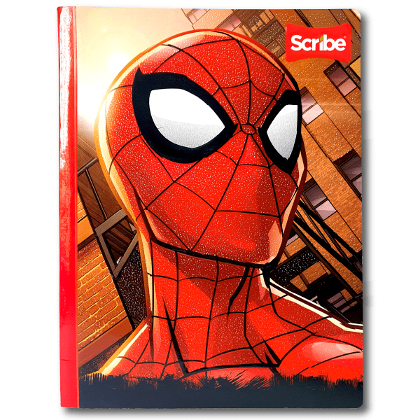 Cuaderno Cosido Scribe Cuadriculado 100 Hojas Spider-Man -  