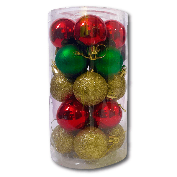 Set Bolas Navideñas Colores Surtidos X20 Ref. BT4CMX20-AP