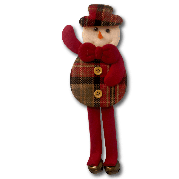 Adorno Navideño Arbol Hombre de Nieve_25cm