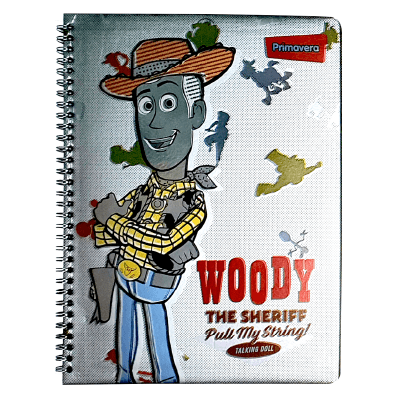 Cuaderno Argollado Cuadriculado Tamaño 105 Primavera Disney Hombre