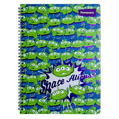 Cuaderno Argollado Cuadriculado Tamaño 105 Primavera Disney Hombre
