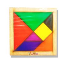 Juego Didáctico Tangram Pequeño Madera 11×11