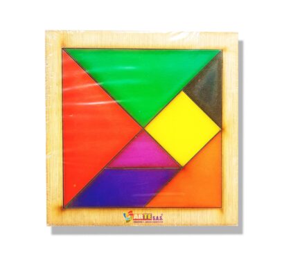 Juego Didáctico Tangram Pequeño Madera 11×11