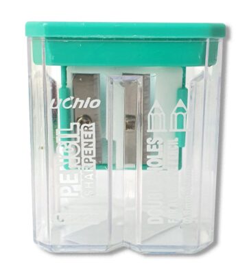 Sacapuntas Sharpener Doble Punta UC-19 – Aguamarina