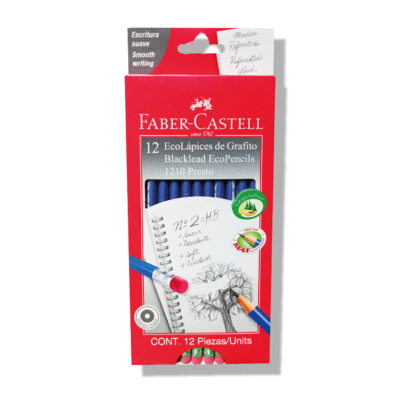 Lápiz Presto Ecolápices N°2-HB Faber Castell x12